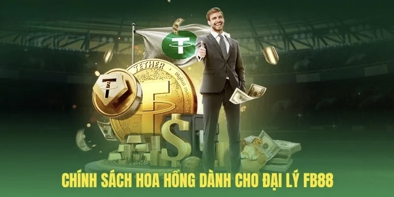 Chính sách đại lý FB88 bao gồm hoa hồng cho đại lý.